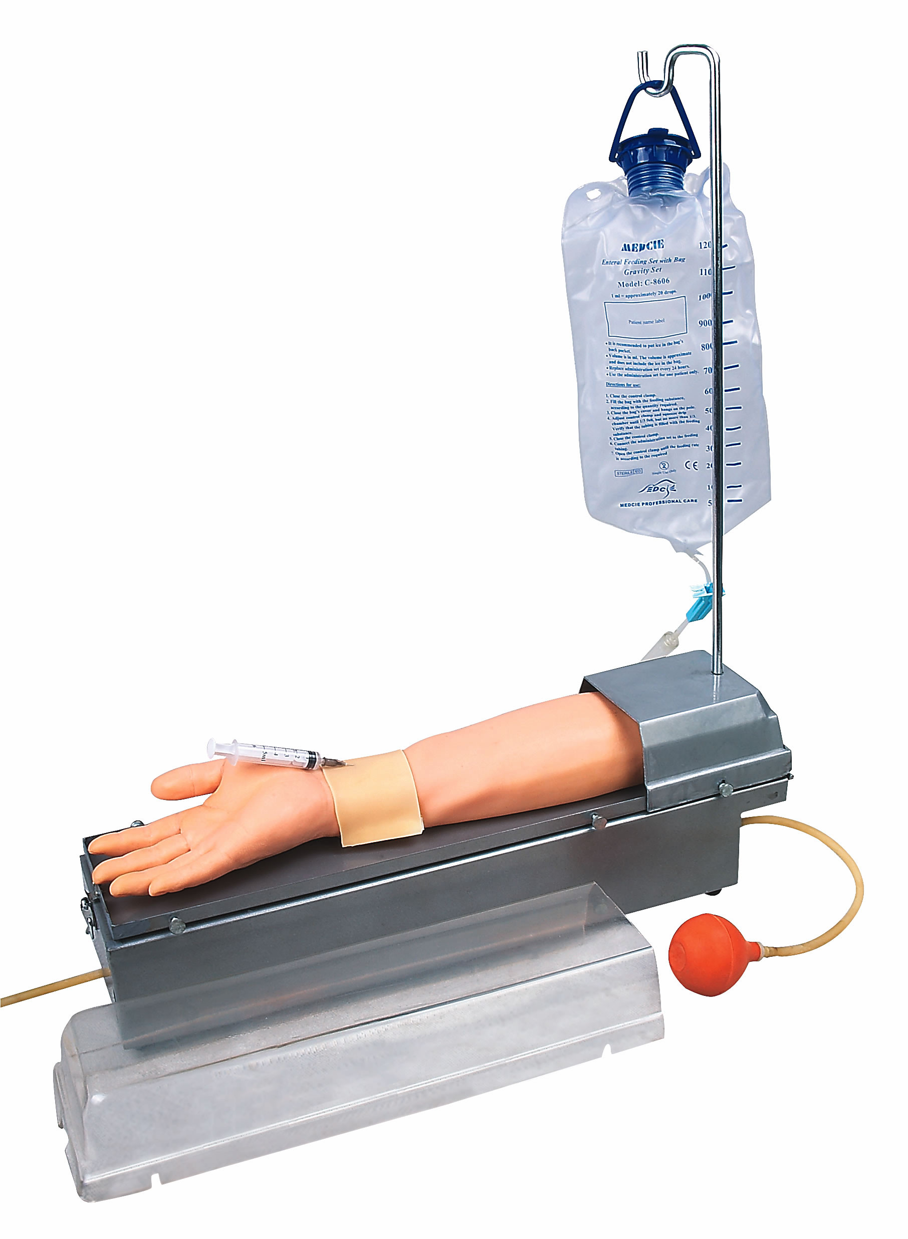 病院の訓練のための輸入されたポリ塩化ビニールによってなされる回転放射状動脈の穿刺の腕